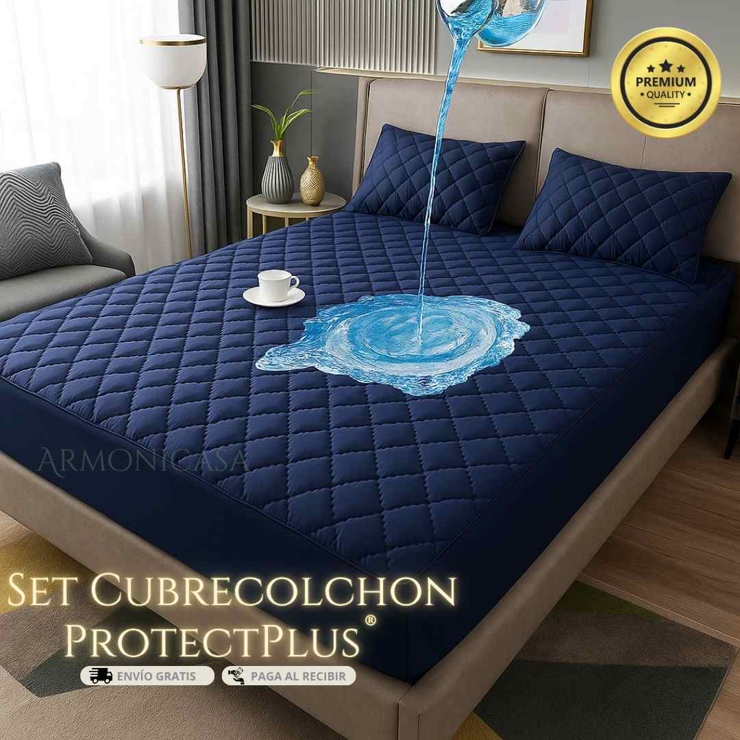 Set Cubrecolchón Impermeable ProtectPlus ®