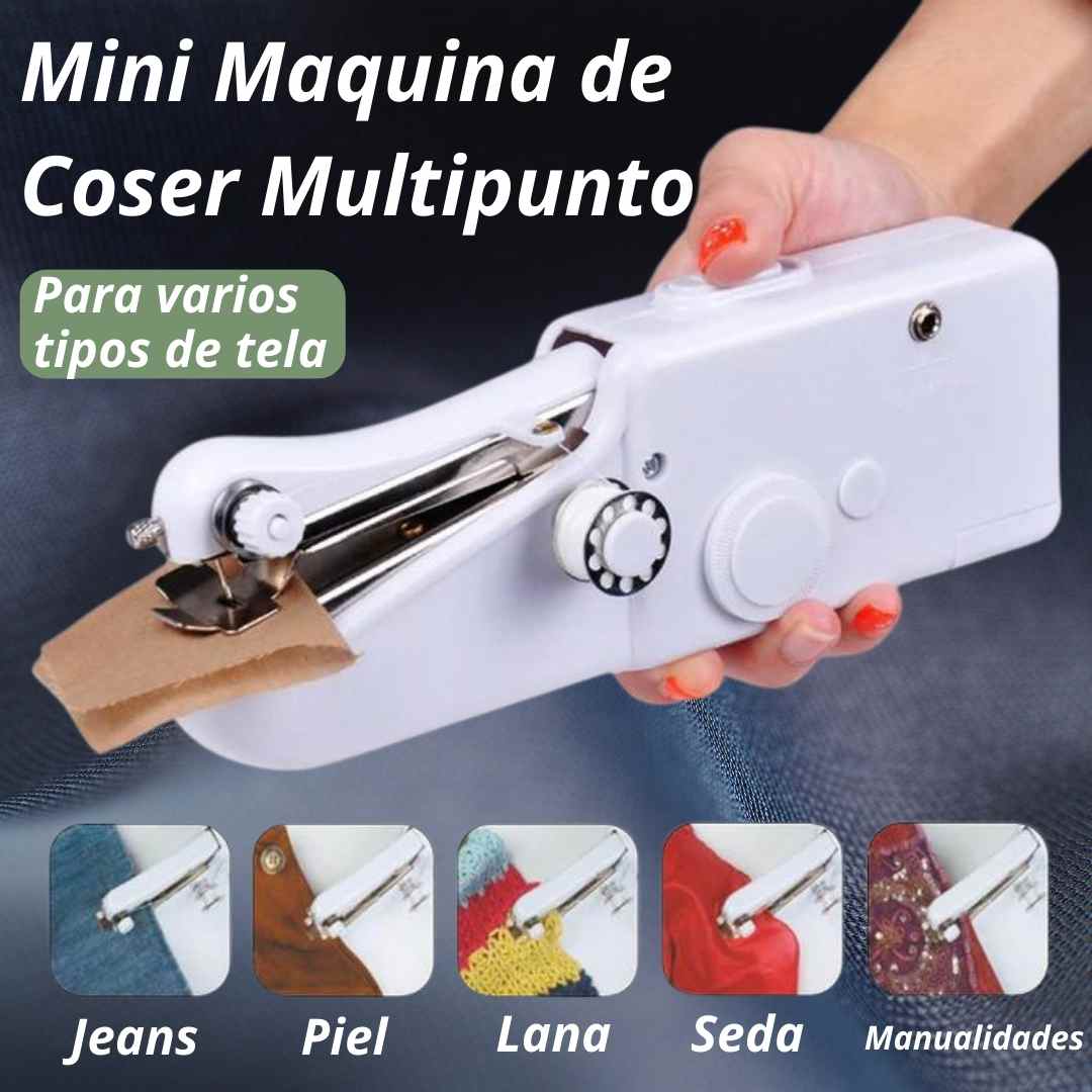 Mini Maquina de coser Multipunto