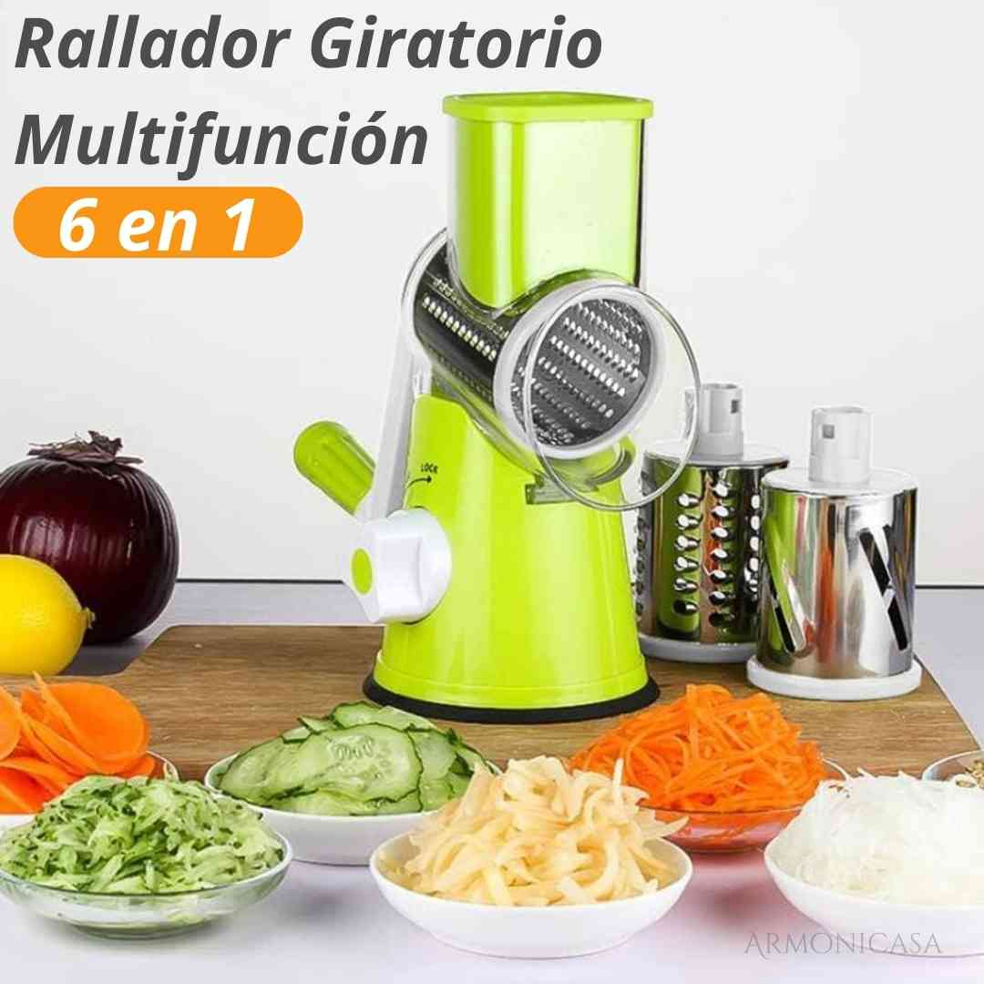 Rallador Giratorio Multifunción 6 en 1